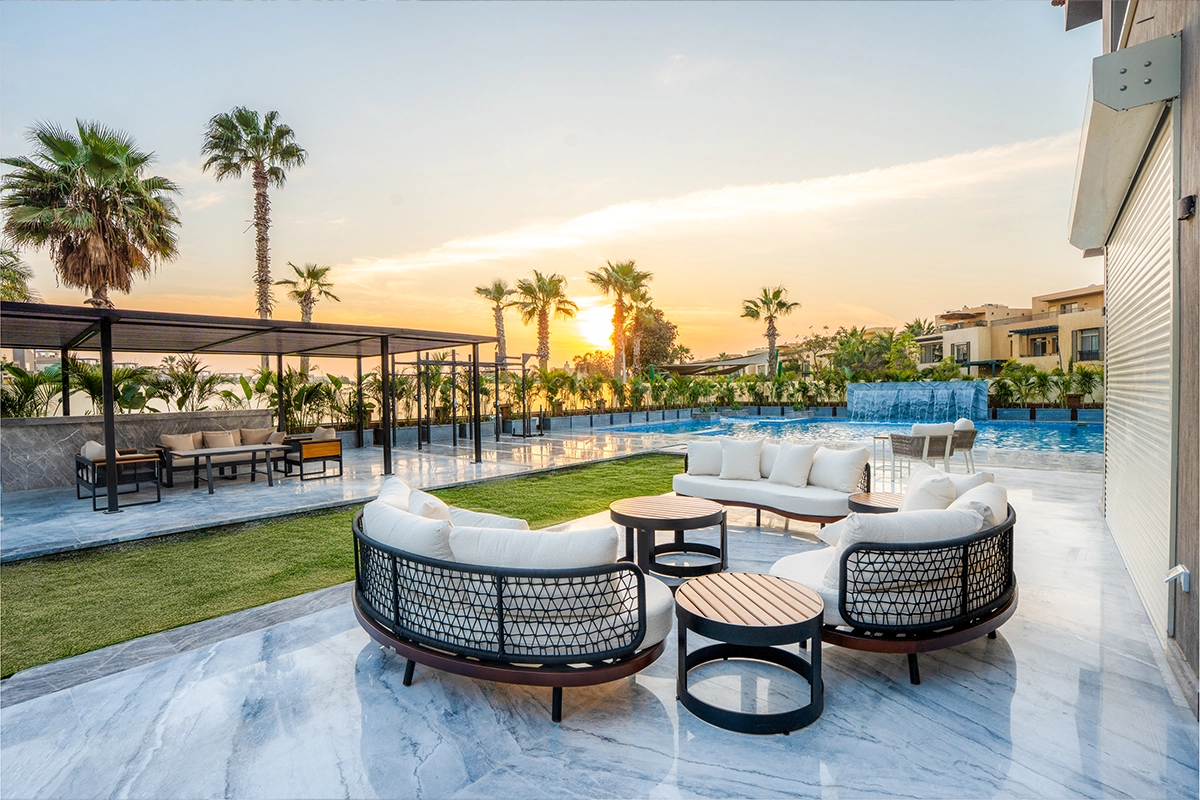 ME Architects luxury interior photography and villa videography in Egypt