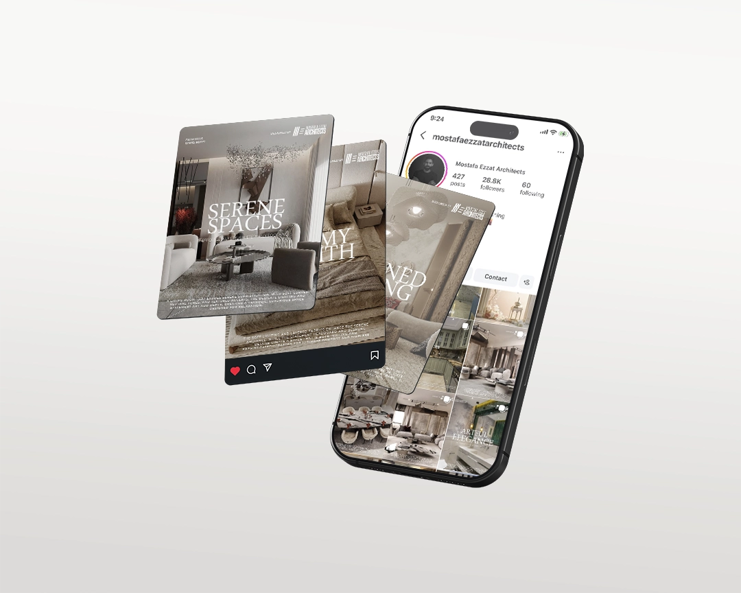 ME Architects Instagram Grid Strategy