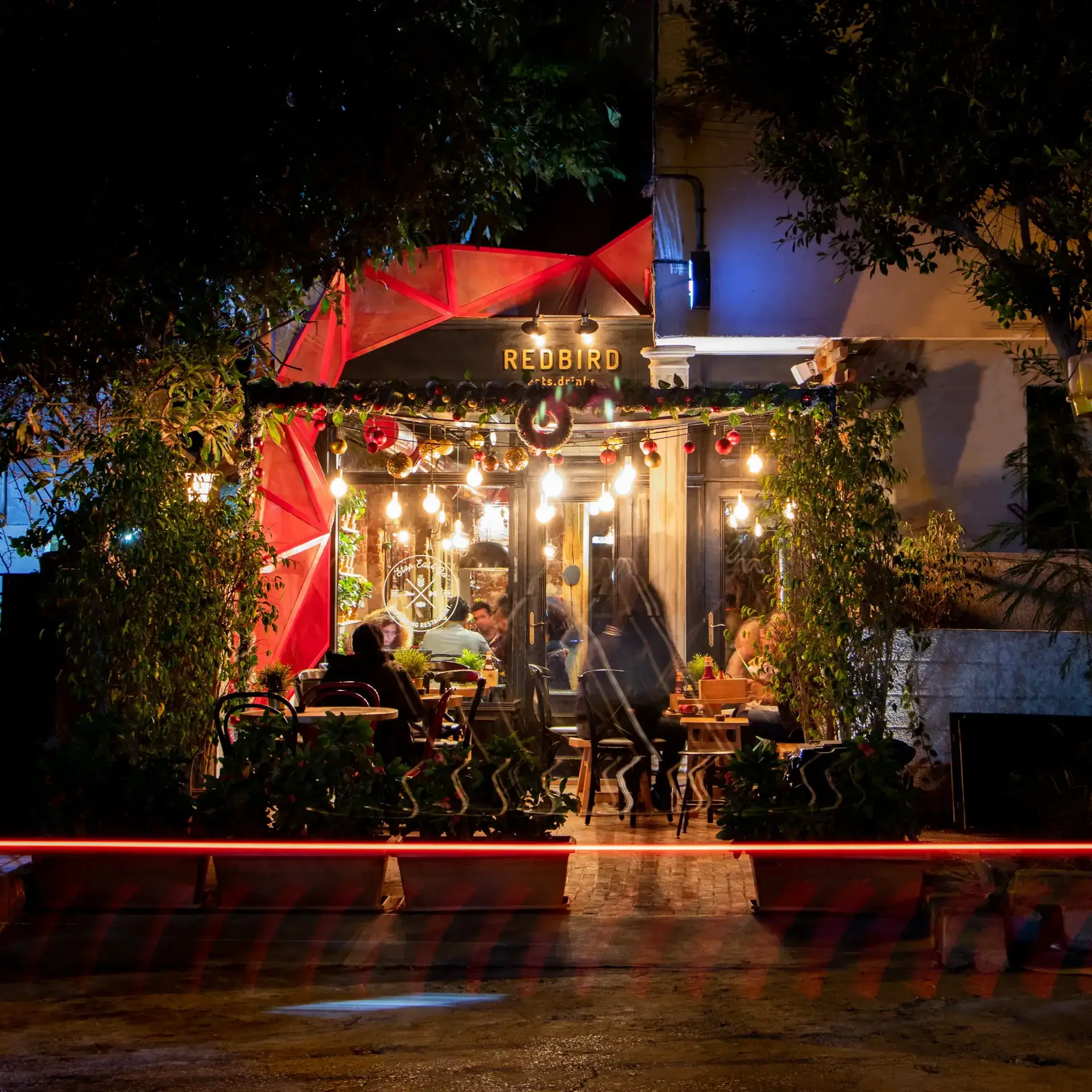 Redbird Restaurant branding and visual presentation