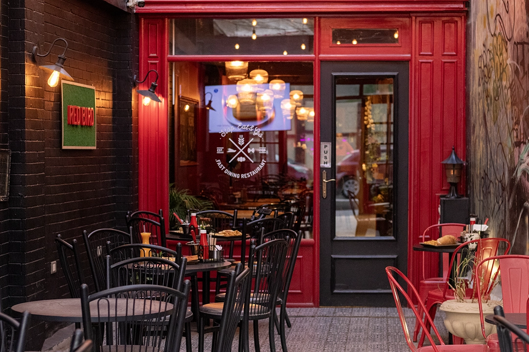 Redbird Restaurant branding portfolio Cairo Egypt